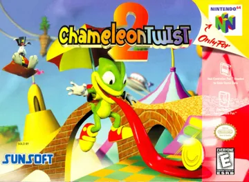 Chameleon Twist 2 (USA) box cover front